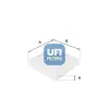 UFI szűrő, utastér levegő 53.210.00