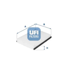 UFI szűrő, utastér levegő 53.211.00 autóalkatrész
