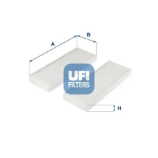 UFI szűrő, utastér levegő 53.313.00 autóalkatrész