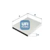 UFI szűrő, utastér levegő 53.320.00
