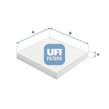 UFI szűrő, utastér levegő 53.387.00 autóalkatrész