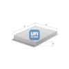 UFI szűrő, utastér levegő 53.555.00