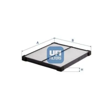 UFI szűrő, utastér levegő 53.570.00 autóalkatrész