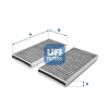 UFI szűrő, utastér levegő 54.127.00