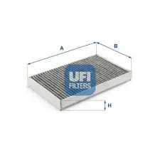 UFI szűrő, utastér levegő 54.155.00 autóalkatrész