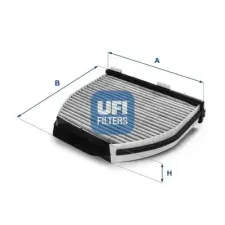 UFI szűrő, utastér levegő 54.163.00 autóalkatrész