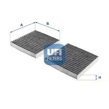 UFI szűrő, utastér levegő 54.241.00 autóalkatrész