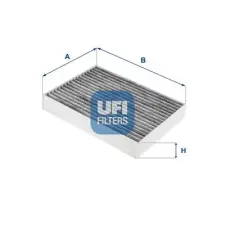 UFI szűrő, utastér levegő 54.257.00 autóalkatrész
