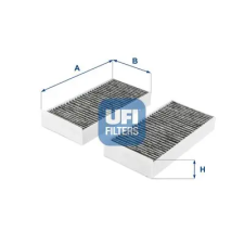UFI szűrő, utastér levegő 54.279.00 autóalkatrész