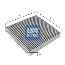 UFI Szűrő, utastér levegő UFI 54.103.00 levegőszűrő