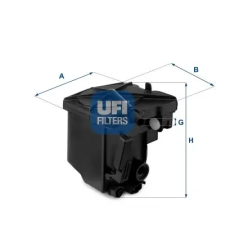 UFI Üzemanyagszűrő 24.027.00 autóalkatrész