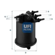 UFI Üzemanyagszűrő 24.086.00 autóalkatrész