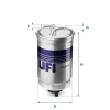 UFI Üzemanyagszűrő 24.365.00