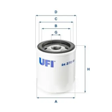 UFI Üzemanyagszűrő 24.370.00 autóalkatrész