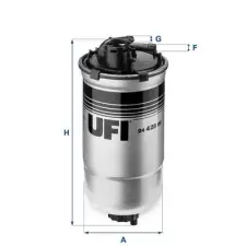 UFI Üzemanyagszűrő 24.428.00 autóalkatrész