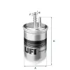 UFI Üzemanyagszűrő 24.445.00