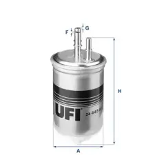 UFI Üzemanyagszűrő 24.445.00 autóalkatrész