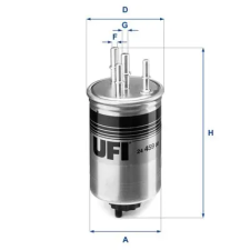 UFI Üzemanyagszűrő 24.459.00 autóalkatrész