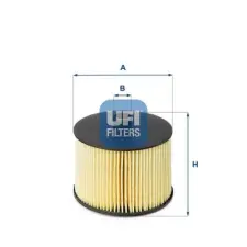 UFI Üzemanyagszűrő 26.022.00 autóalkatrész