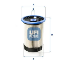 UFI Üzemanyagszűrő 26.065.00 autóalkatrész