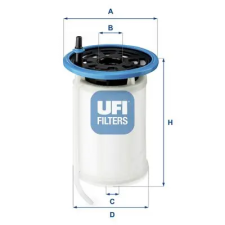 UFI Üzemanyagszűrő 26.079.00 autóalkatrész