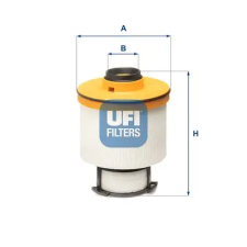 UFI Üzemanyagszűrő 26.139.00 autóalkatrész