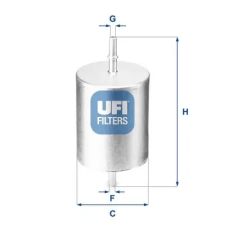 UFI Üzemanyagszűrő 31.817.00 autóalkatrész