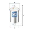 UFI Üzemanyagszűrő 31.835.00