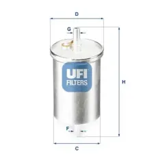 UFI Üzemanyagszűrő 31.835.00 autóalkatrész