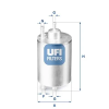 UFI Üzemanyagszűrő 31.841.00