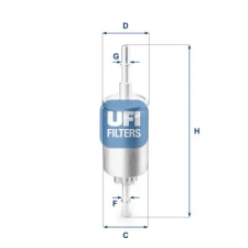 UFI Üzemanyagszűrő 31.844.00 autóalkatrész
