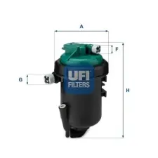 UFI Üzemanyagszűrő 55.181.00 autóalkatrész