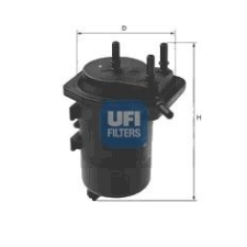 UFI Üzemanyagszűrő UFI 24.013.00 üzemanyagszűrő