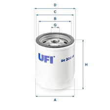 UFI Üzemanyagszűrő UFI 24.304.00 üzemanyagszűrő