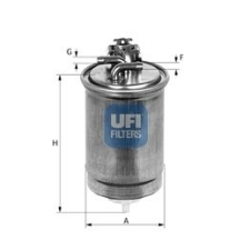 UFI Üzemanyagszűrő UFI 24.426.00 üzemanyagszűrő