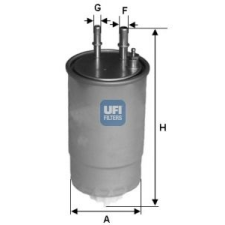 UFI Üzemanyagszűrő UFI 24.ONE.01 üzemanyagszűrő