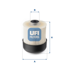 UFI Üzemanyagszűrő UFI 26.115.00 üzemanyagszűrő