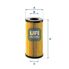UFI Üzemanyagszűrő UFI 26.162.00 üzemanyagszűrő