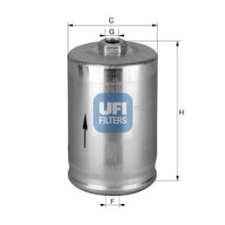 UFI Üzemanyagszűrő UFI 31.748.00 üzemanyagszűrő