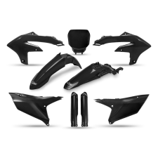 UFO Műanyag készlet villa védőkkel Yamaha YZF 2023 utáni fekete egyéb motorkerékpár alkatrész