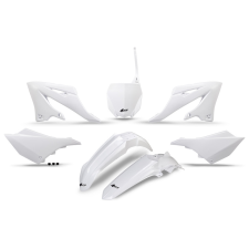 UFO műanyag szett - fehér Yamaha YZ125/250 UFO egyéb motorkerékpár alkatrész