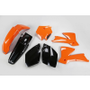 UFO műanyag szett OEM szín narancs/fekete KTM UFO