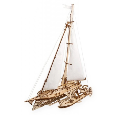 Ugears 3D puzzle Trimaran Merihobus hajó puzzle, kirakós