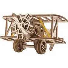 UGEARS mini duplaszárnyú repülőgép - mechanikus modell (70159) puzzle, kirakós