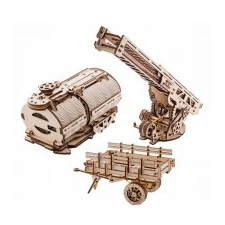  UGEARS Teherautó alkatrészek  mechanikus modell autópálya és játékautó