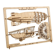 UGEARS Zeppelin 2.5D puzzle puzzle, kirakós