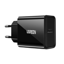 uGreen 10191 USB-C Hálózati töltő - Fekete (20W) mobiltelefon kellék