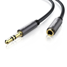uGreen 10594 audio kábel 2 M 3.5mm Fekete (UG10594) kábel és adapter