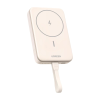 uGreen 35341 Mágneses Powerbank integrált kábellel Type-C 10000mAh 20W - Rózsaarany (35341)