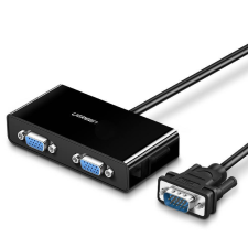 uGreen 40254 VGA - 2x VGA videó elosztó, 1m (fekete) kábel és adapter